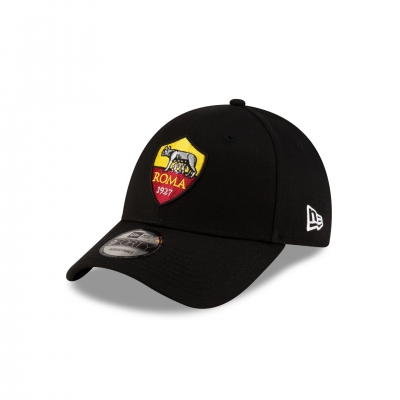 AS ROMA CAPPELLINO NERO LOGO 9FORTY NEW ERA