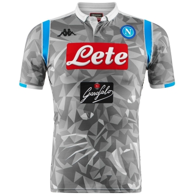 SSC NAPOLI AUTHENTIC MATCH 3RD GREY SHIRT 2018-19