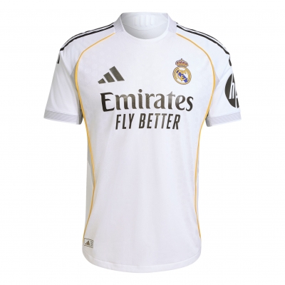 REAL MADRID AUTHENTIC MATCH HOME SHIRT 2025-26