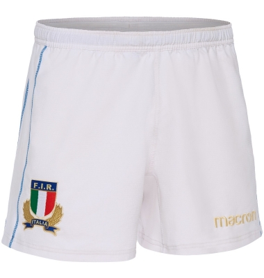 FIR HOME WHITE SHORTS 2017-18 NAZIONALE RUGBY