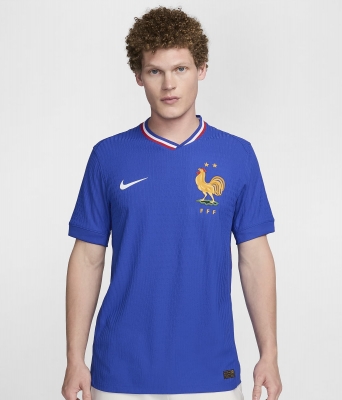 FRANCE AUTHENTIC MATCH HOME SHIRT 2024-25