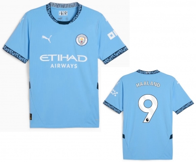 MANCHESTER CITY MAGLIA HAALAND BAMBINO 2024-25