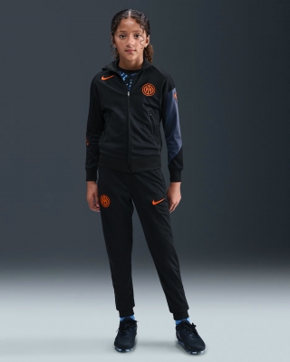 FC INTER JUNIOR BLACK TRACKSUIT 2025-26