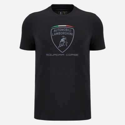 LAMBORGHINI T-SHIRT NERA LOGO