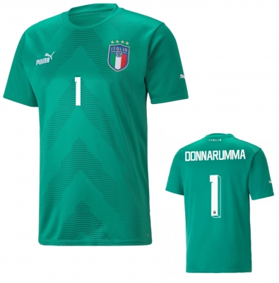 ITALIA FIGC DONNARUMMA GOALKEEPER GREEN SHIRT 2022