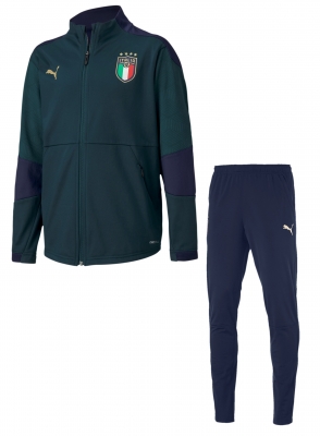 tuta puma bianca e azzurra