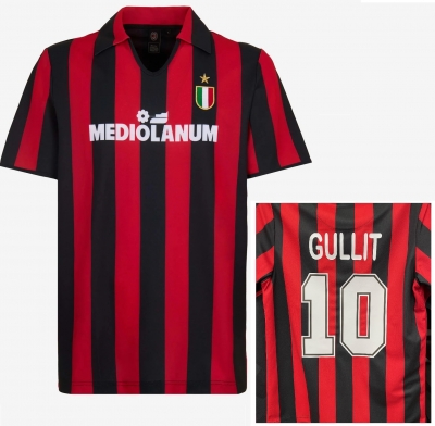 AC MILAN RETRO VINTAGE GULLIT SHIRT 1988-89