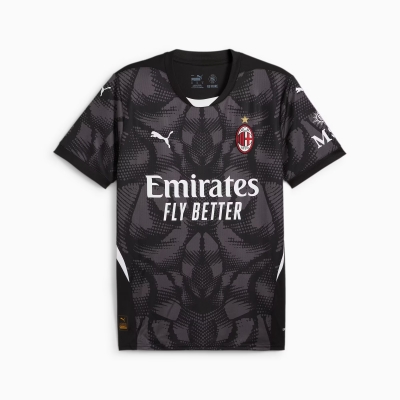 AC MILAN GOALKEEPER BLACK SHIRT 2024-25