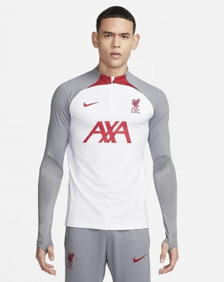 LIVERPOOL TRAINING DRILL WHITE TOP 2022-23