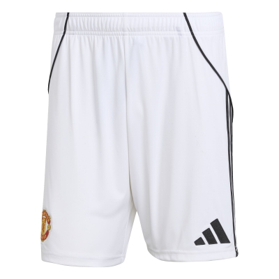 MANCHESTER UNITED PANTALONCINI HOME BIANCHI 2025-26
