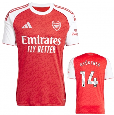 ARSENAL GYOKERES HOME SHIRT 2025-26