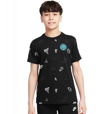 FC INTER JUNIOR BLACK T-SHIRT 2025-26