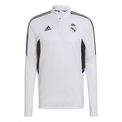 REAL MADRID TRAINING DRILL WHITE TOP 2022-23