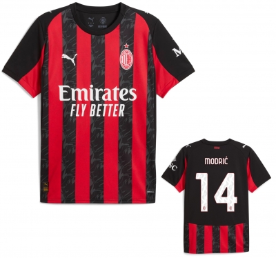 AC MILAN MODRIC' HOME SHIRT 2025-26