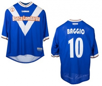 BRESCIA BAGGIO HOME SHIRT 2001-02