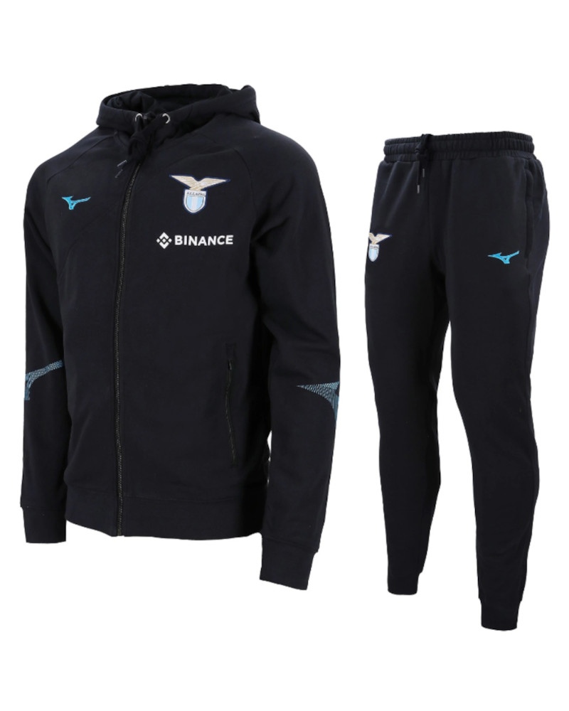 Jersey Felpa Macron Lazio SS LAZIO SWEAT BLACK TRACKSUIT 2022-23
