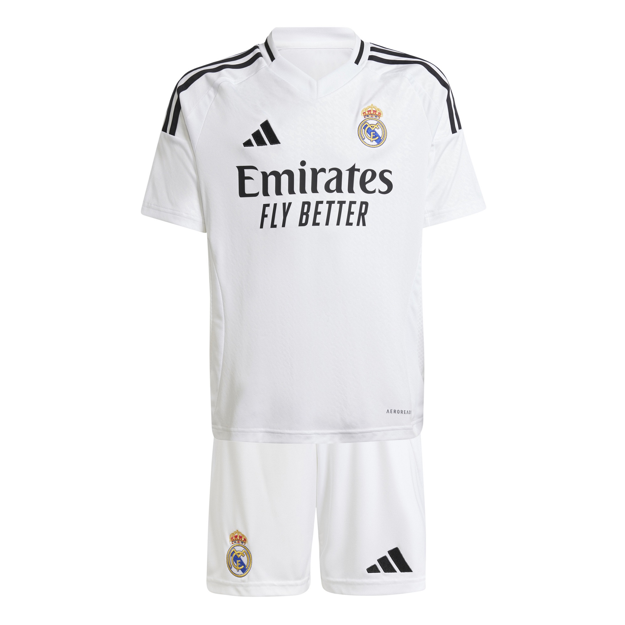 REAL MADRID JUNIOR HOME KIT 8-16 years 2024-25 | CalcioItalia.com